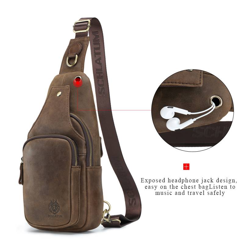 SCHLATUM 100% Hakiki Deri Göğü - Leather Backpack Vintage incelemesi ve fiyatı