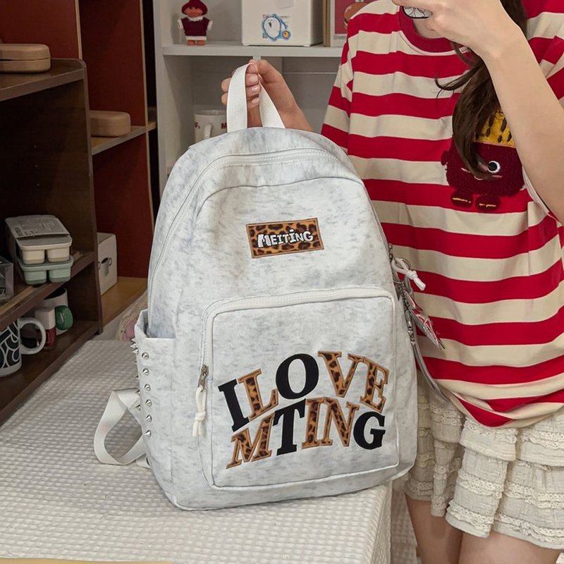 Kadınlar için Y2K Gri Sırt Çan - School Backpack Teen incelemesi ve fiyatı