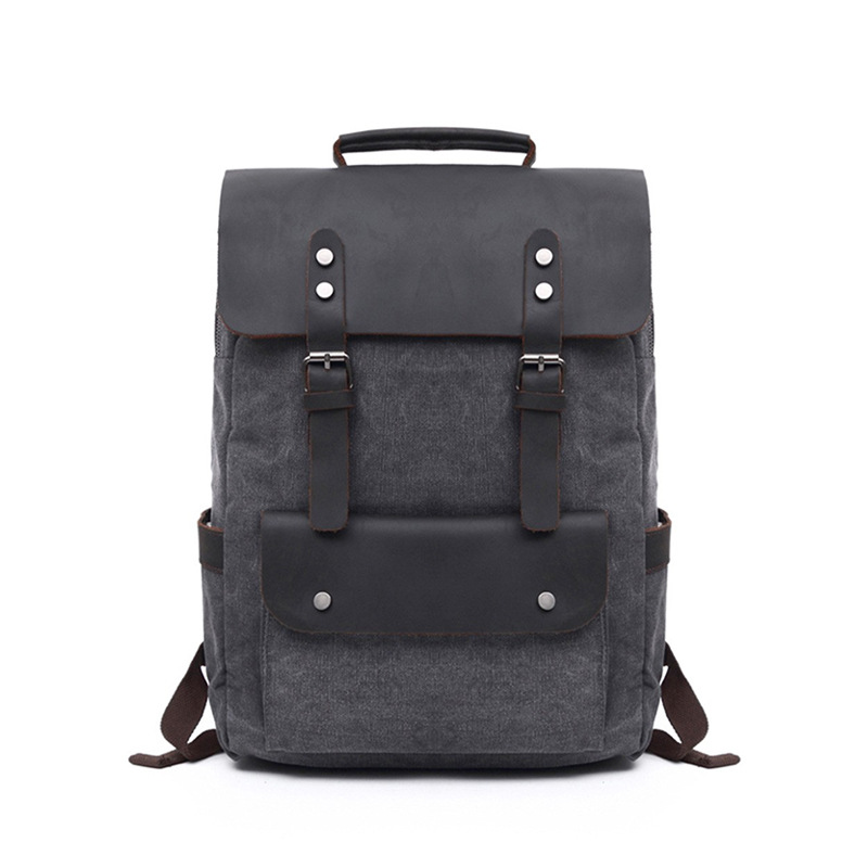 Özel Logo Vintage Kanvas Okul  - Leather Backpack Vintage incelemesi ve fiyatı