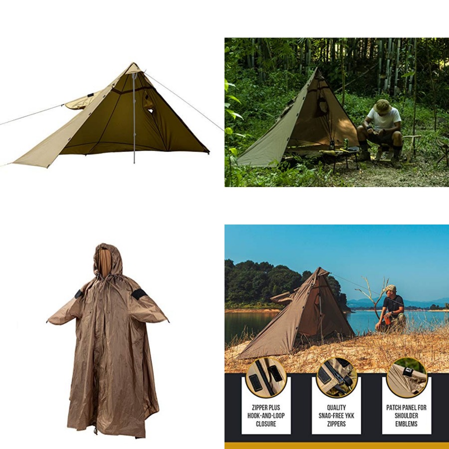 TENTSFORMER Kapüşonlu Panço 4' - Rain Cover Backpack incelemesi ve fiyatı