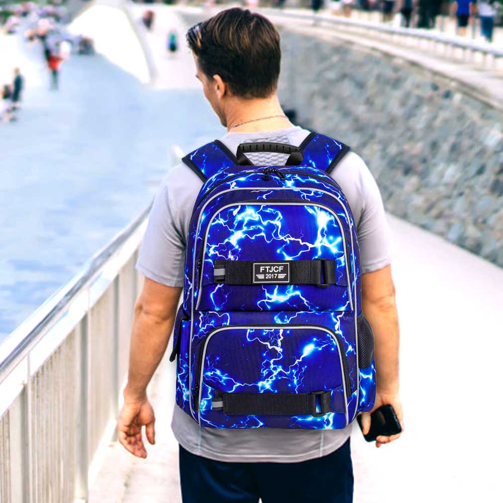 3PCS Yıldırım erkek Sırt Çanta - School Backpack Teen incelemesi ve fiyatı